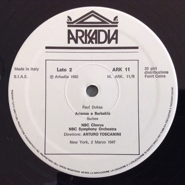 Arkadia ARK 11 - Arturo Toscanini, NBC Symphony Orchestra - Artu - Image 7