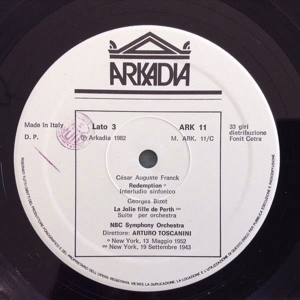 Arkadia ARK 11 - Arturo Toscanini, NBC Symphony Orchestra - Artu - Image 8