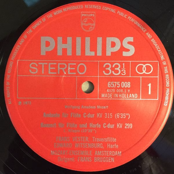 Philips 6775 004 - Wolfgang Amadeus Mozart, Frans Vester, Edward - Image 5