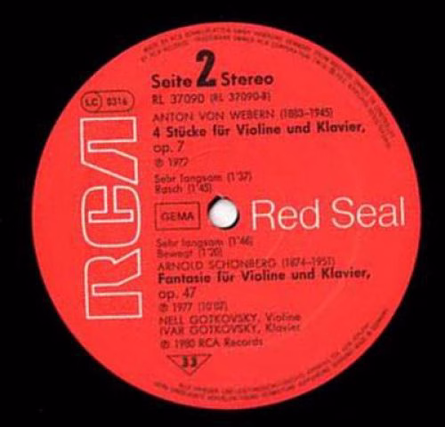 RCA Red Seal RL 37090 - Kurt Weill, Anton Webern, Arnold Schoenb - Image 4