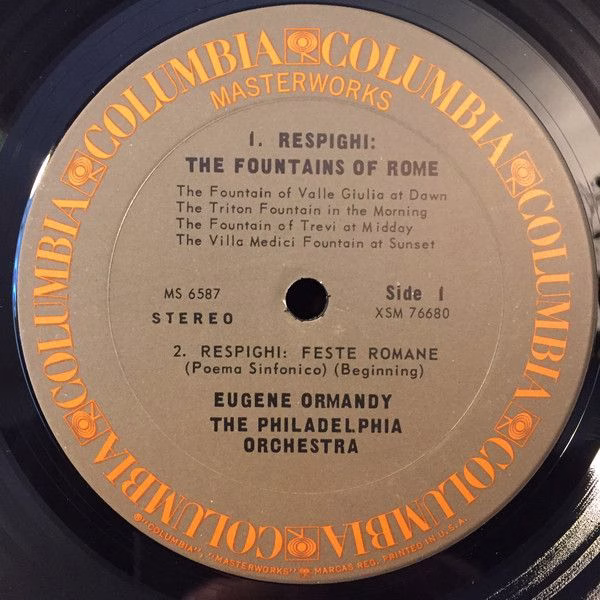 Columbia Masterworks MS 6587 - Ottorino Respighi, Eugene Ormandy - Image 3