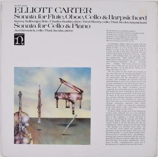 Nonesuch Records H-71234 - Elliott Carter - Sonata For Flute, Ob
