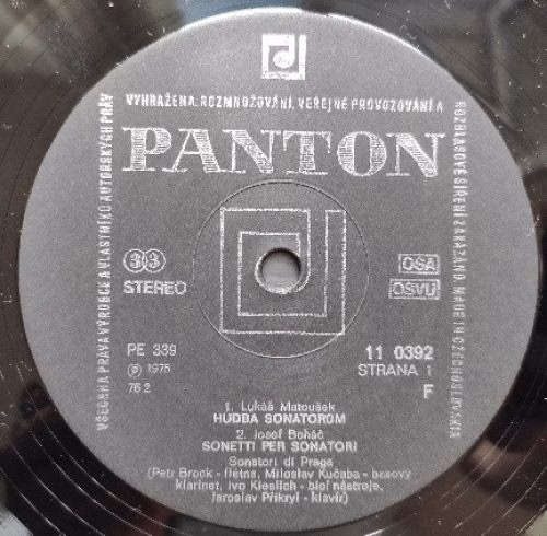 Panton 11 0392 - Lukáš Matoušek, Josef Boháč, Václav Kučera, Son - Image 3