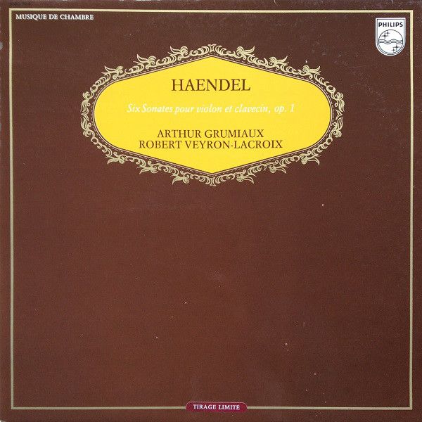 Philips 6580 904 - Georg Friedrich Händel, Arthur Grumiaux, Robe
