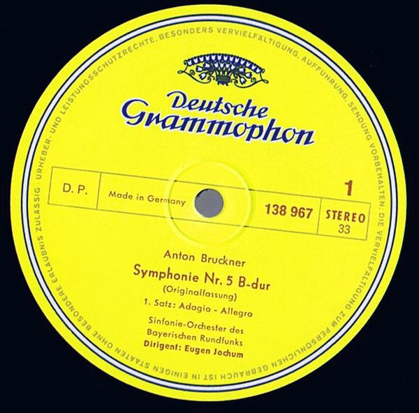 Deutsche Grammophon 2707 020 - Anton Bruckner, Eugen Jochum, Sym - Image 5