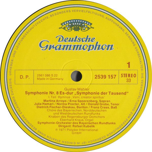 Deutsche Grammophon 2726 053 - Gustav Mahler, Symphonie-Orcheste - Image 2