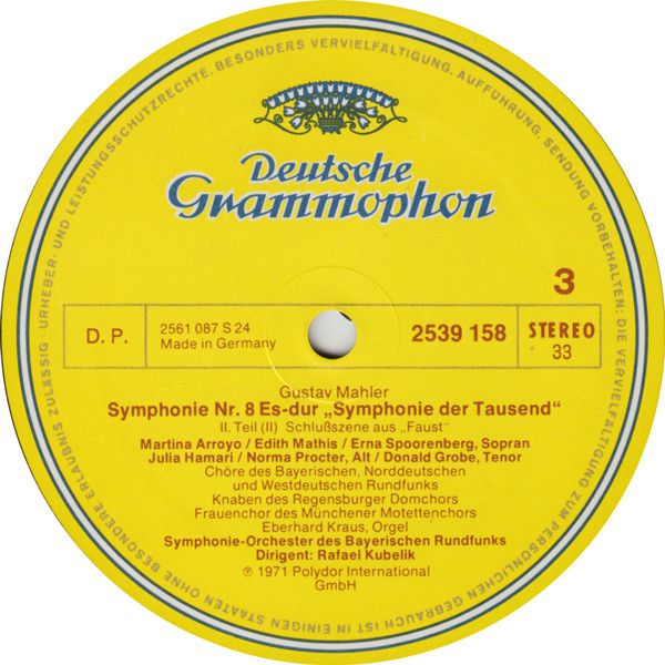 Deutsche Grammophon 2726 053 - Gustav Mahler, Symphonie-Orcheste - Image 4