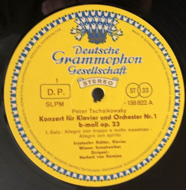 Deutsche Grammophon 138 822 - Pyotr Ilyich Tchaikovsky, Sviatosl - Image 4
