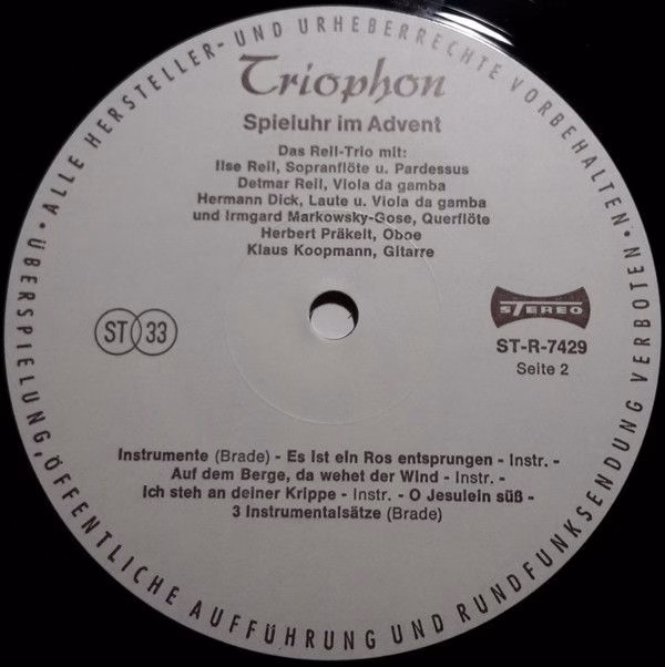 Triophon ST-R-7429 - Das Reil-Trio - Spieluhr Im Advent - Image 3