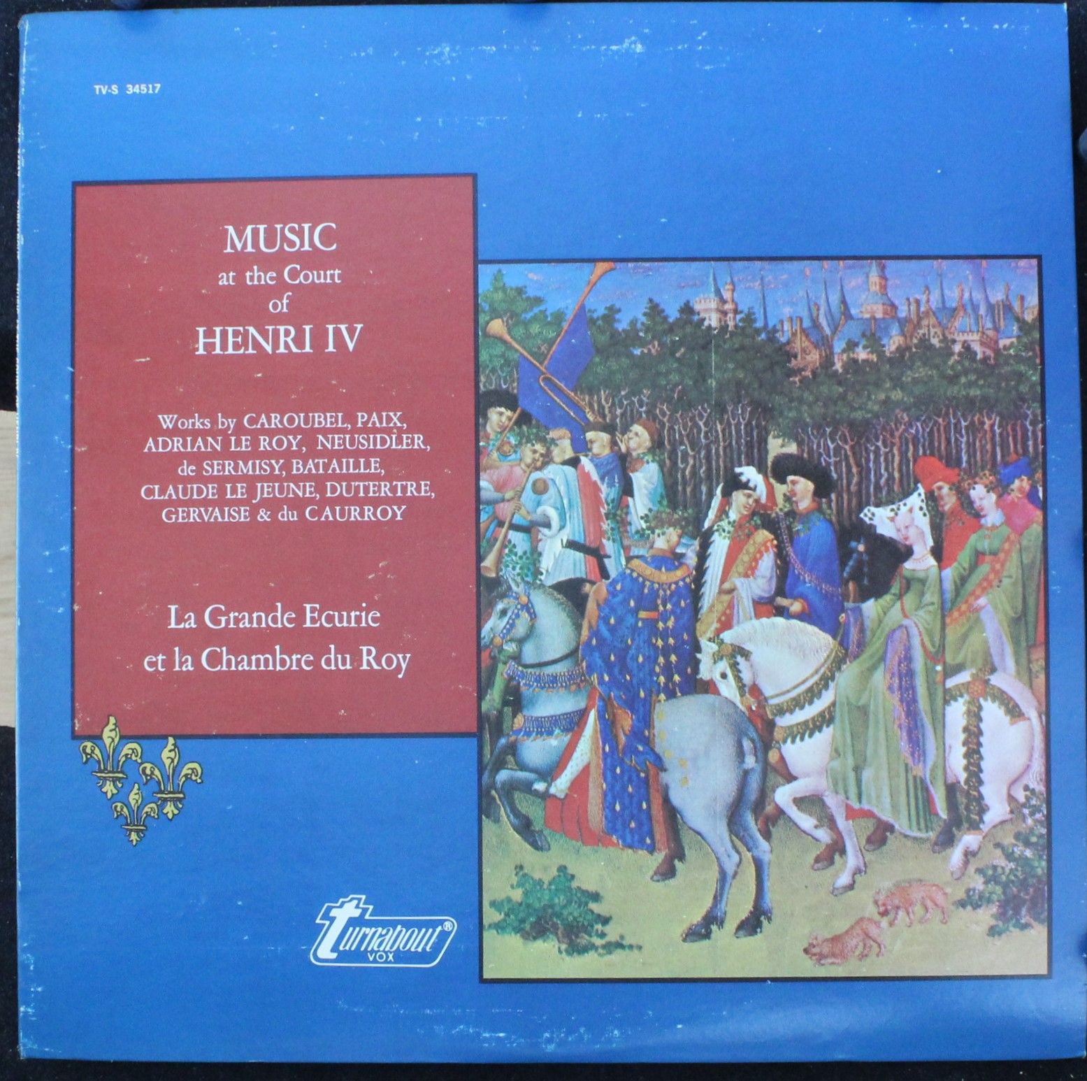 Turnabout TV-S 34517 - Various - Music at the Court of Henri IV
