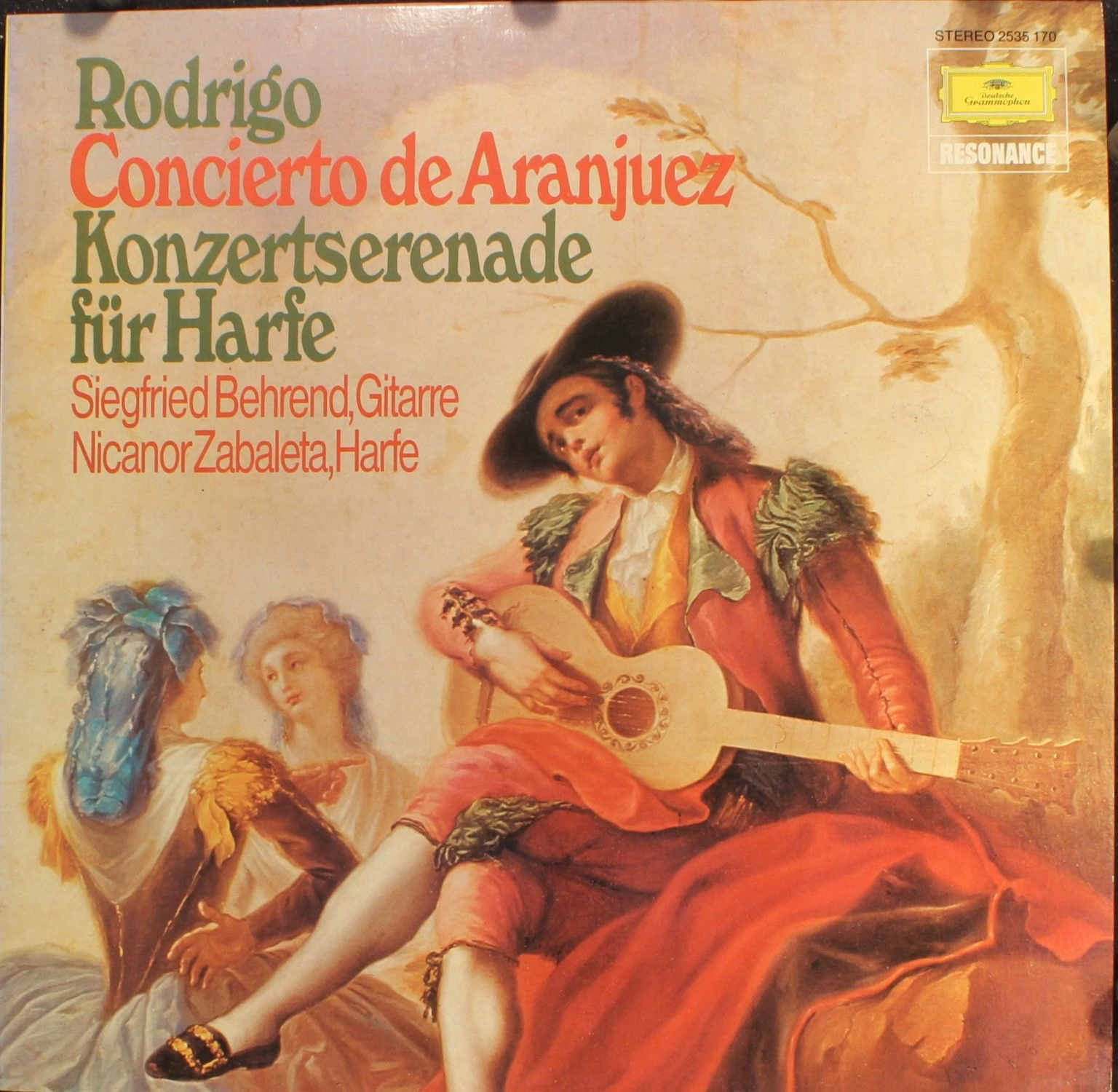 Deutsche Grammophon 2535 170 - Joaquín Rodrigo, Siegfried Behren