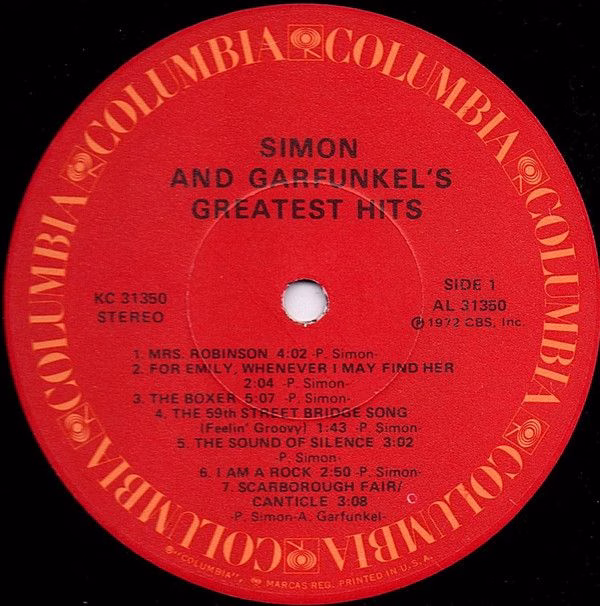 Columbia KC 31350 - Simon & Garfunkel - Simon And Garfunkel's Gr - Image 3