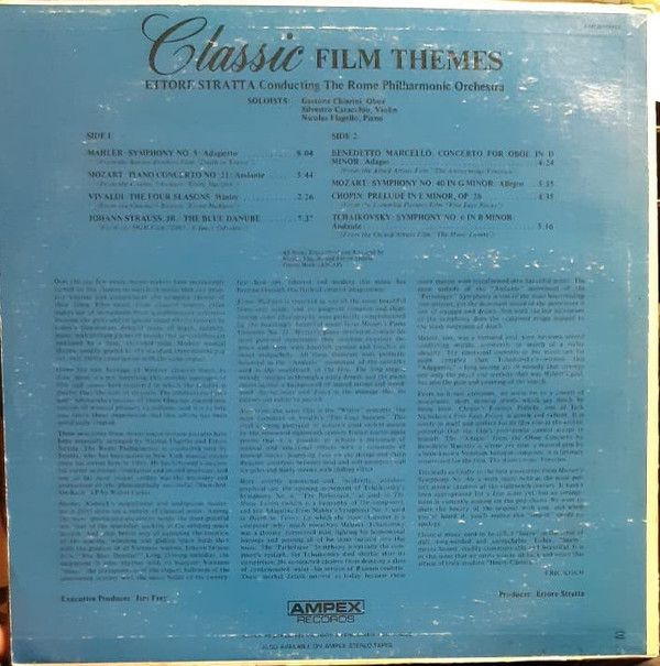 Ampex Records A-10129 - Ettore Stratta, The Rome Philharmonic Sy - Image 2