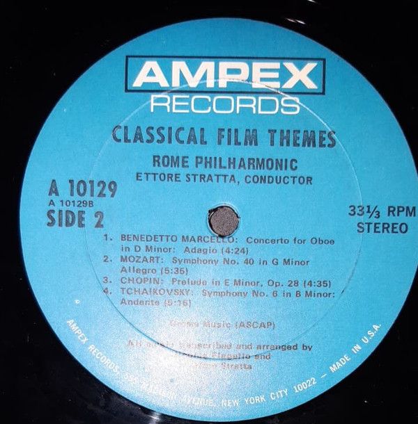 Ampex Records A-10129 - Ettore Stratta, The Rome Philharmonic Sy - Image 4