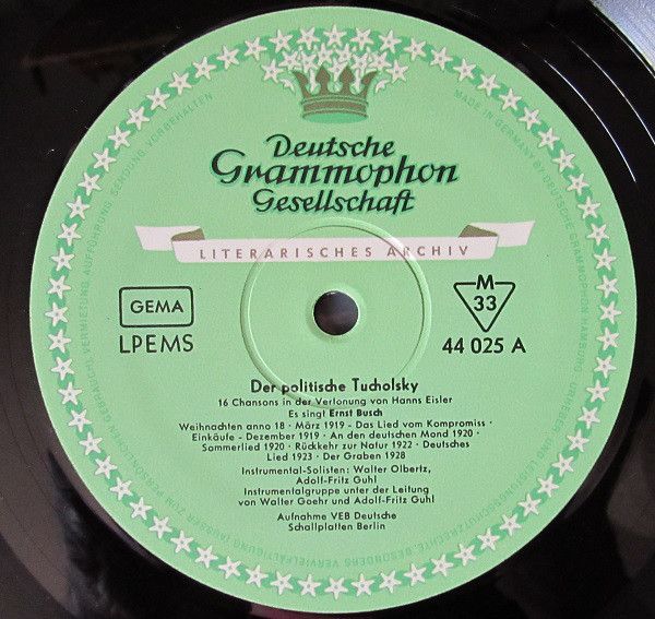 Deutsche Grammophon Gesellschaft Literarisches Arc 44 025 - Erns - Image 3