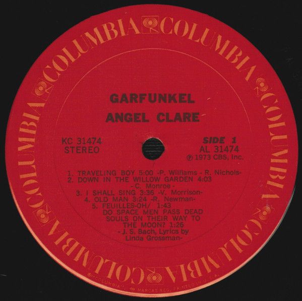 Columbia KC 31474 - Art Garfunkel - Angel Clare - Image 3