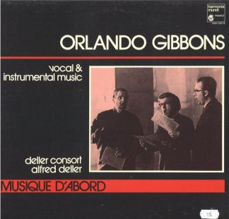 harmonia mundi France HMA 55219 - Orlando Gibbons, Deller Consor
