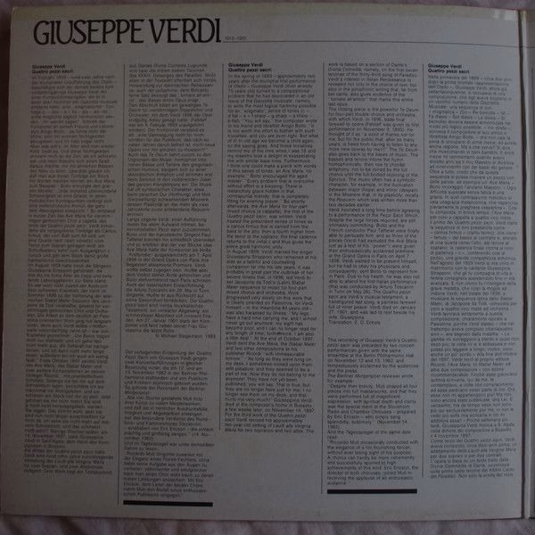 His Master's Voice Digital 1C 067 1435721 - Giuseppe Verdi, Radi - Image 3
