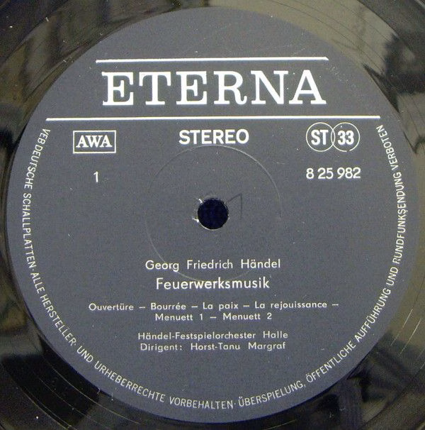 Eterna 8 25 982 - Georg Friedrich Händel, Georg Philipp Telemann - Image 3