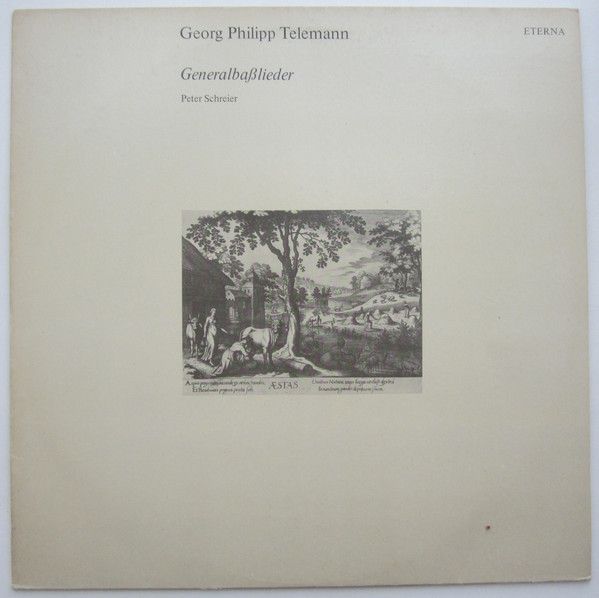 Eterna 8 25 744 - Georg Philipp Telemann, Peter Schreier - Gener