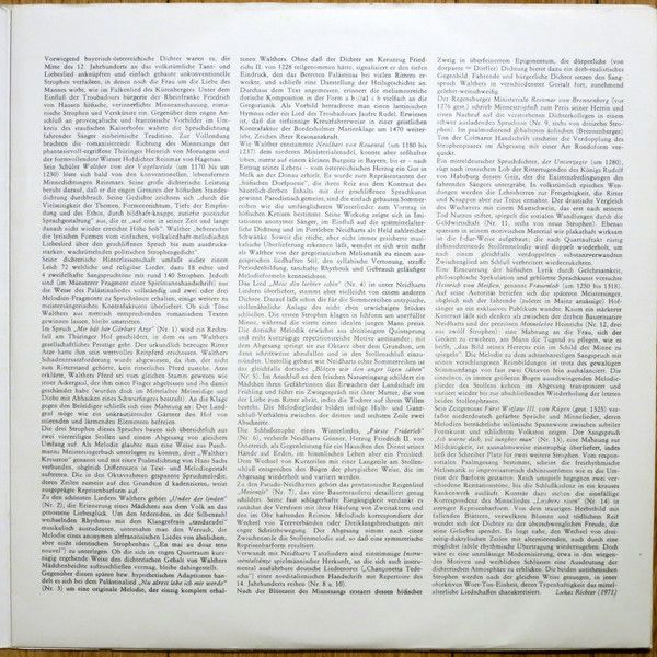 Eterna 8 26 133 - Studio Der Frühen Musik - Minnesang Und Spruch - Image 3