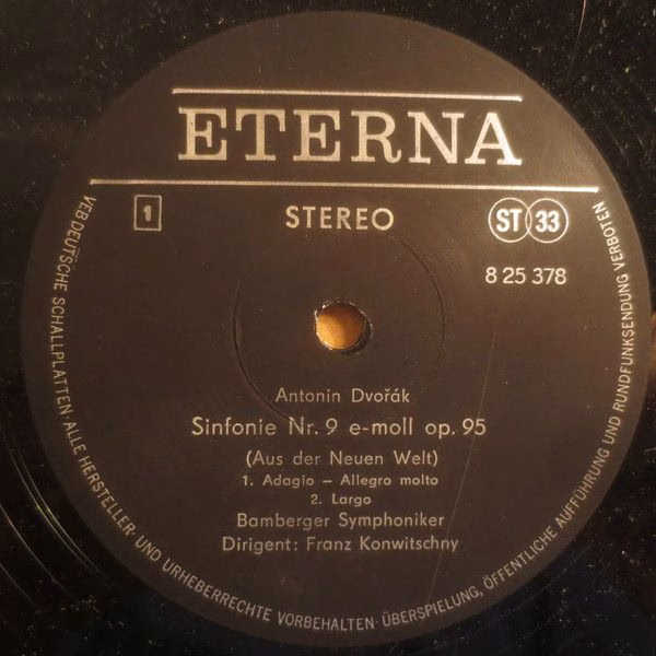 Eterna 8 25 378 - Antonín Dvořák - Aus Der Neuen Welt (Sinfonie - Image 3