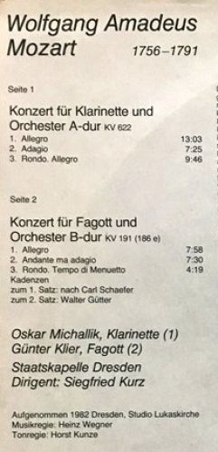 Eterna 8 27 801 - Wolfgang Amadeus Mozart, Oskar Michallik, Günt - Image 5
