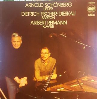 Eterna 7 25 188 - Arnold Schoenberg, Dietrich Fischer-Dieskau, A