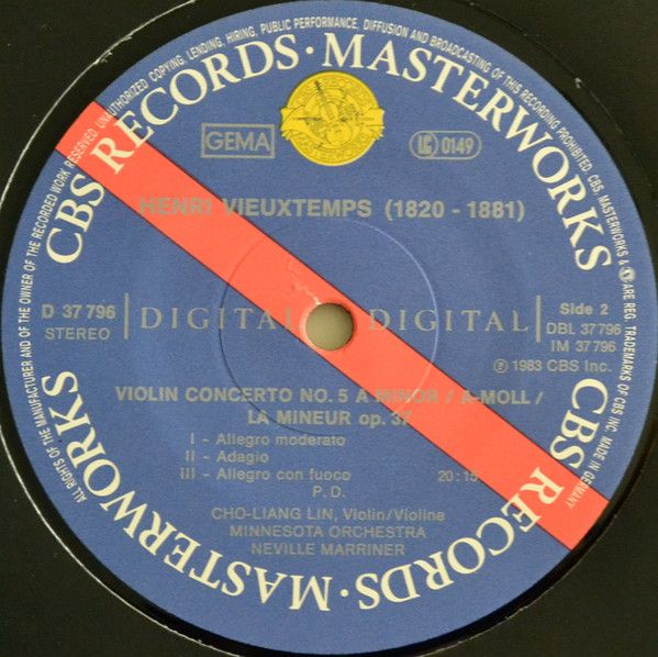 CBS Masterworks Digital D 37796 - Joseph Haydn, Henri Vieuxtemps - Image 4