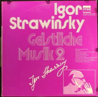 Schwann AMS Studio schwann studio 606 - Igor Stravinsky - Geistl