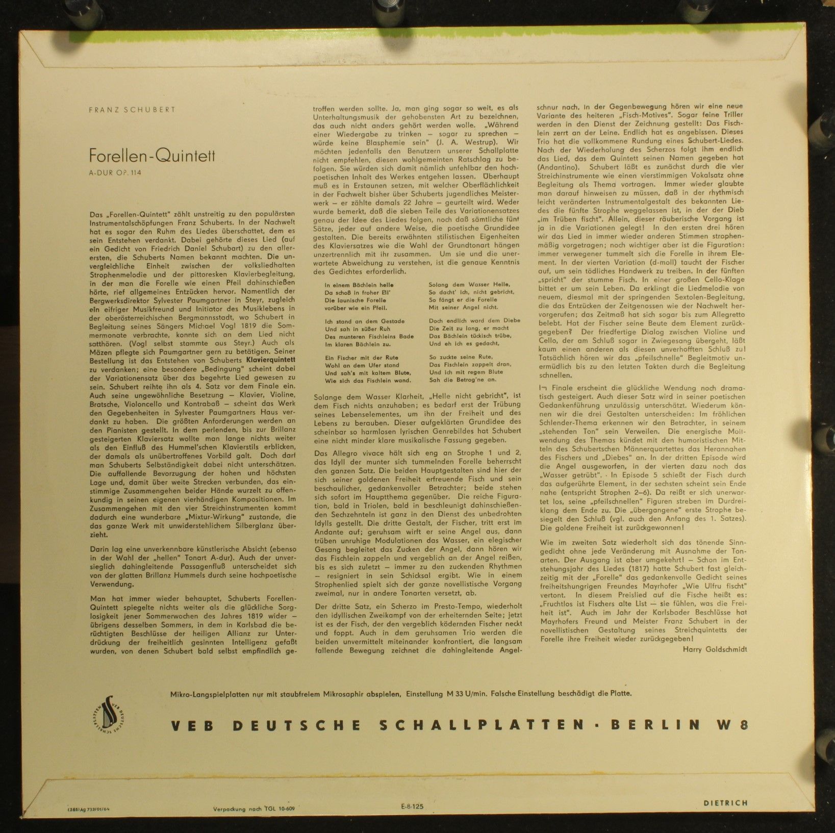 Eterna 8 20 221 - Franz Schubert, Amadeus Webersinke, Gerhard Bo - Image 2