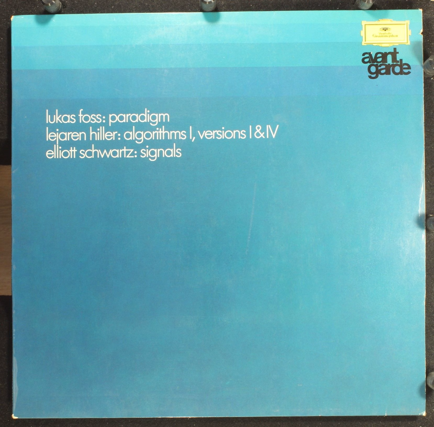 Deutsche Grammophon 2543 005 - Lukas Foss, Lejaren Hiller, Ellio