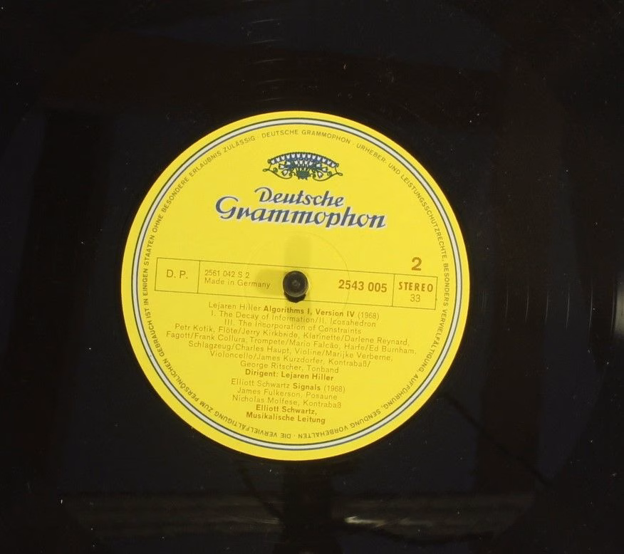 Deutsche Grammophon 2543 005 - Lukas Foss, Lejaren Hiller, Ellio - Image 4