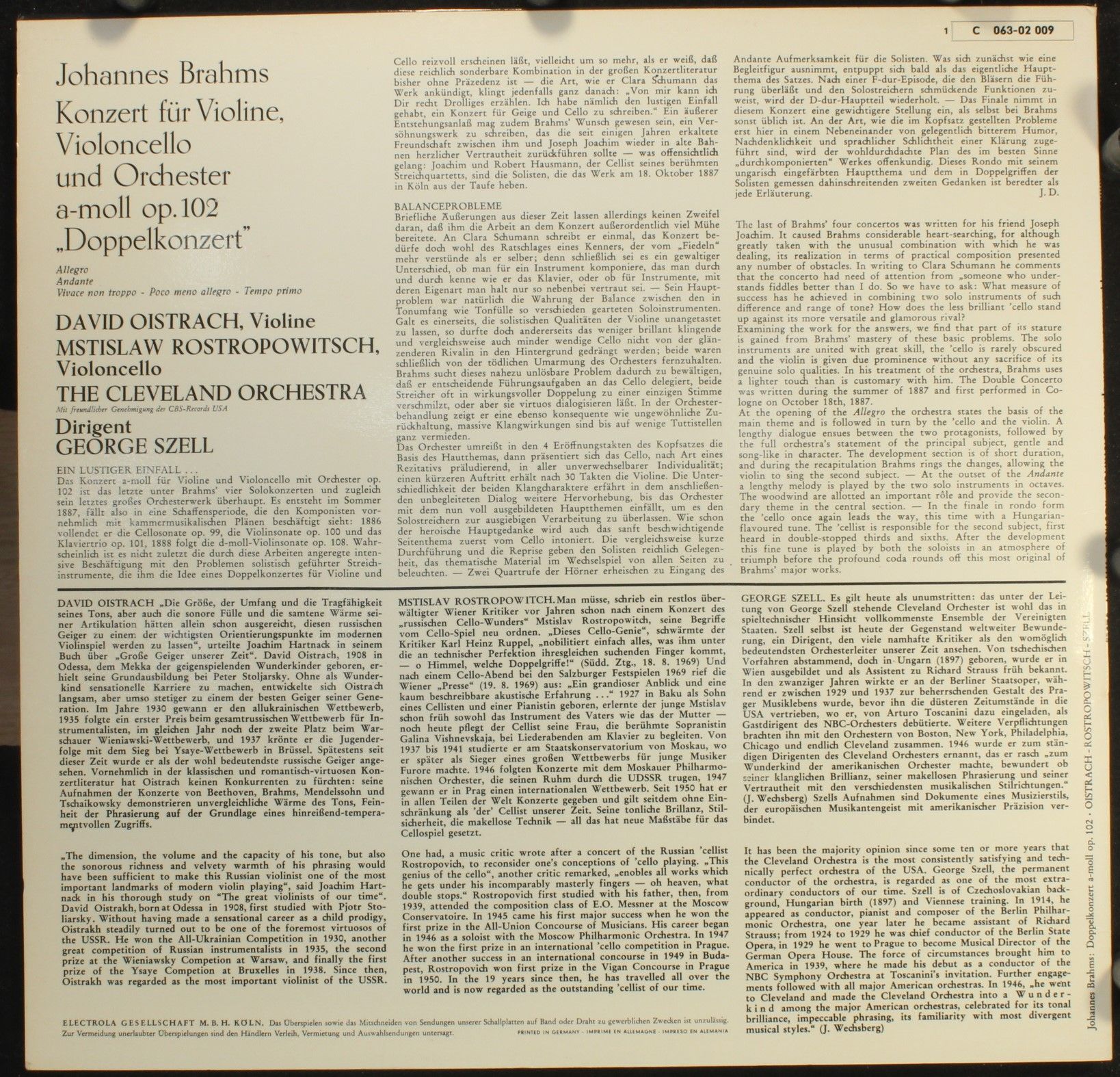 Die Stimme Seines Herrn 1C 063-02 009 - David Oistrach, Mstislav - Image 2