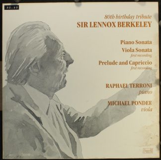 Pearl SHE 576 - Lennox Berkeley, Raphael Terroni, Michael Ponder