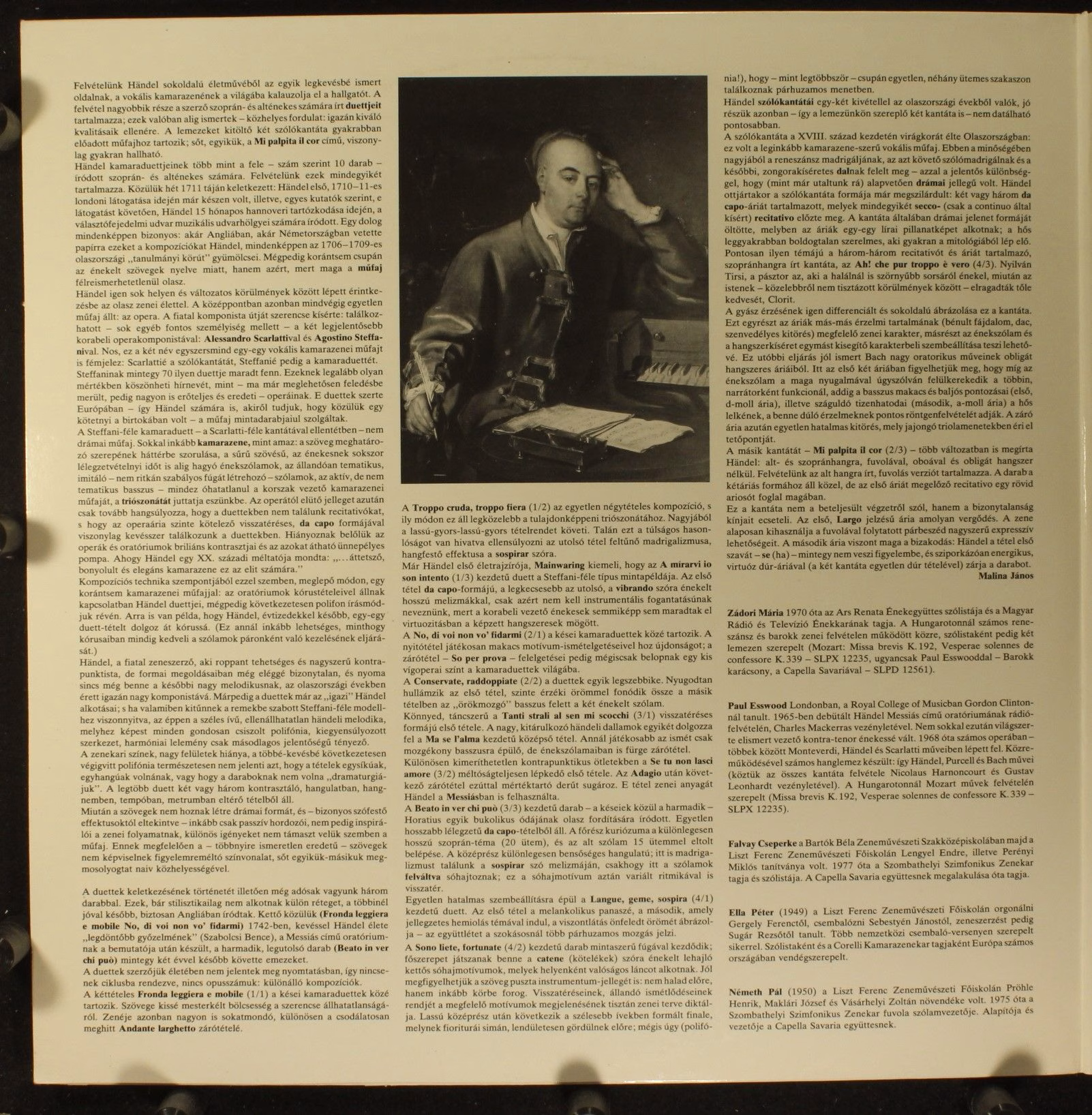Hungaroton SLPD 12564-65 - Georg Friedrich Händel, Mária Zádori, - Image 4