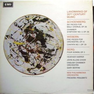 His Master's Voice ASD 2349 - Arnold Schoenberg, Anton Webern, A
