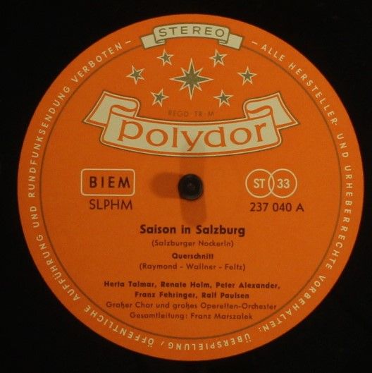 Polydor 46 540 LPHM - Friedrich Schröder, Fred Raymond, Herta Ta - Image 3