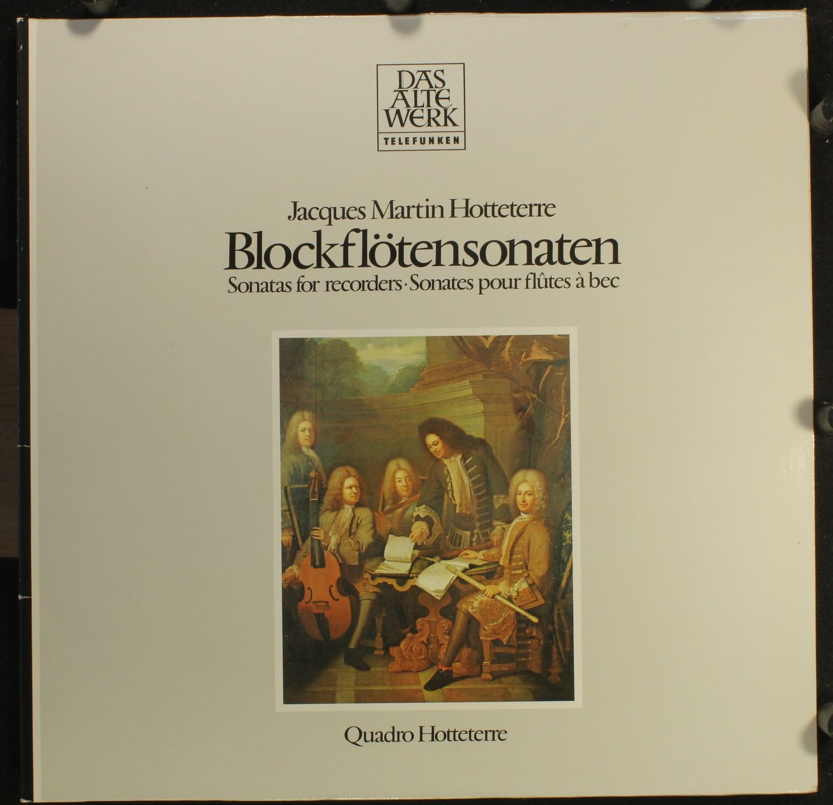 Telefunken 46 263 0 - Jacques Martin Hotteterre, Quadro Hotteter