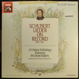 His Master's Voice RLS 766 - Franz Schubert - Schubert Lieder on