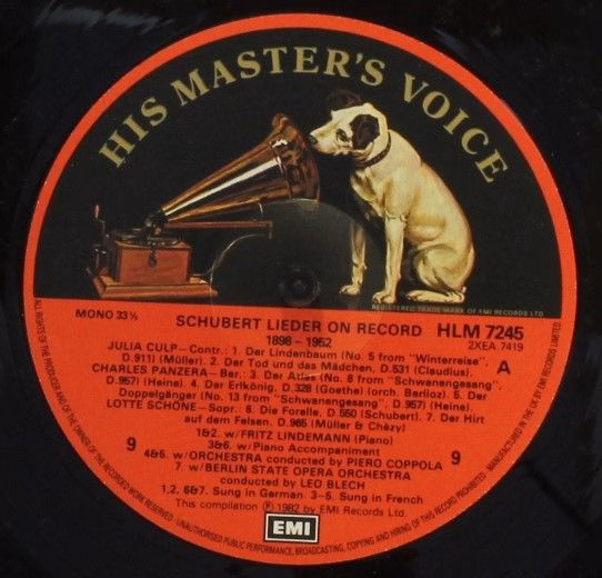 His Master's Voice RLS 766 - Franz Schubert - Schubert Lieder on - Image 12