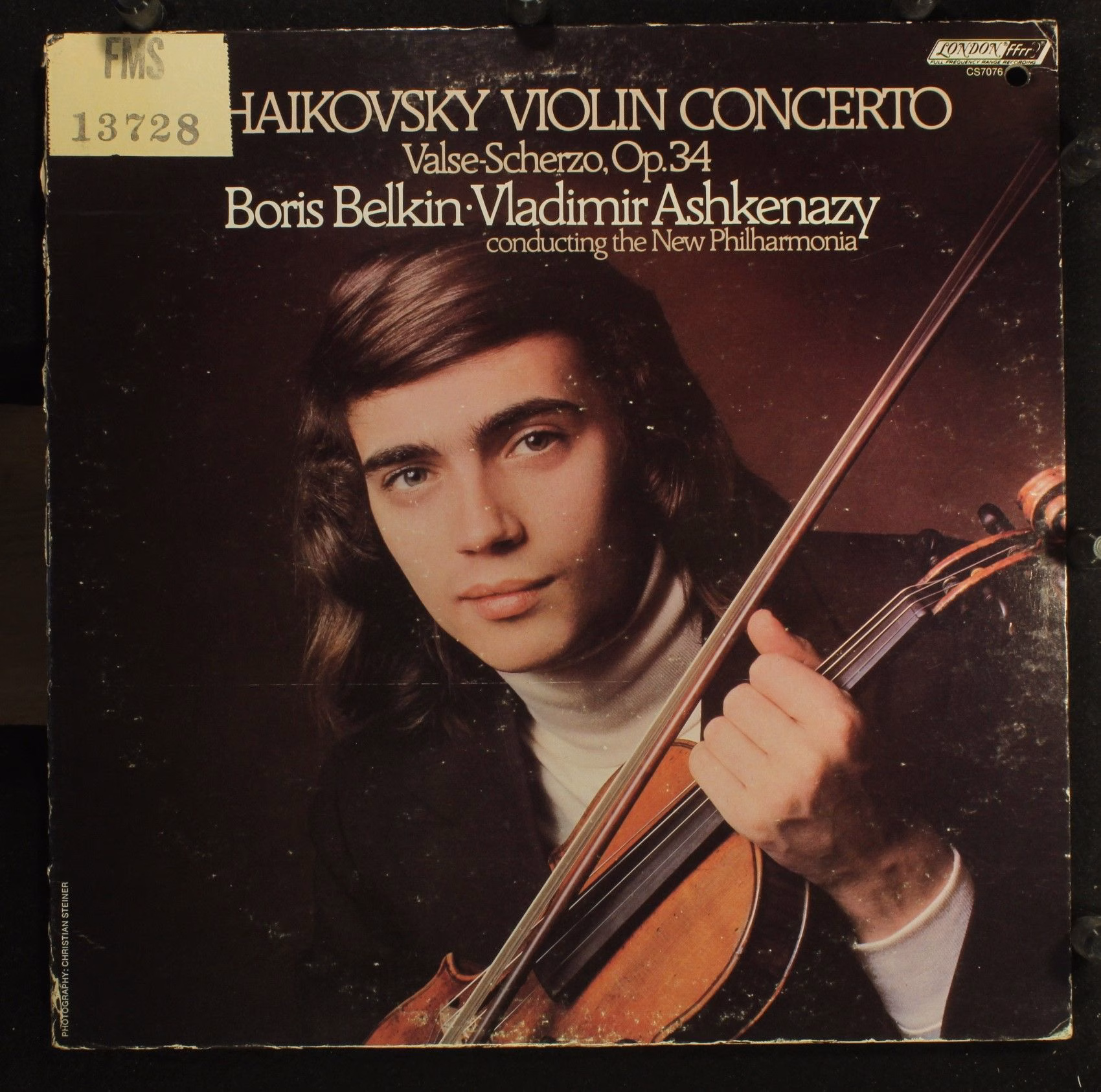 London Records CS 7076 - Pyotr Ilyich Tchaikovsky, Boris Belkin,