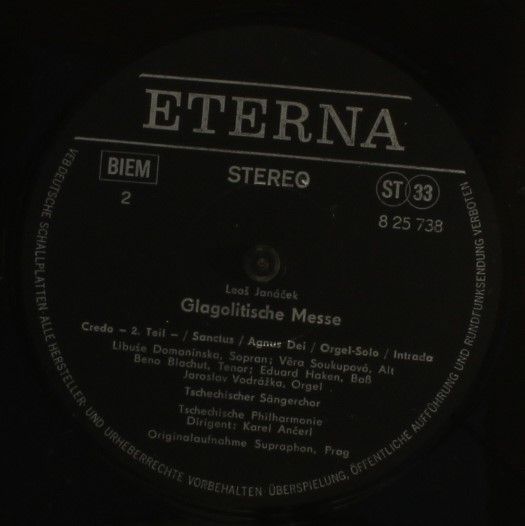 Eterna 8 20 738 - Leoš Janáček - Glagolitische Messe - Image 4