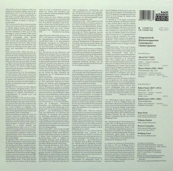 Koch Schwann Musica Mundi 110 067 FA - Robert Stark, Alfred Uhl, - Image 2