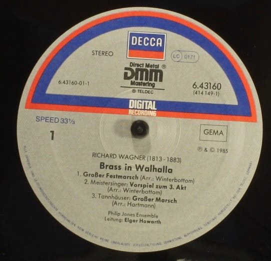 DECCA 414 149-1 - Philip Jones Brass Ensemble, Richard Wagner, E - Image 3