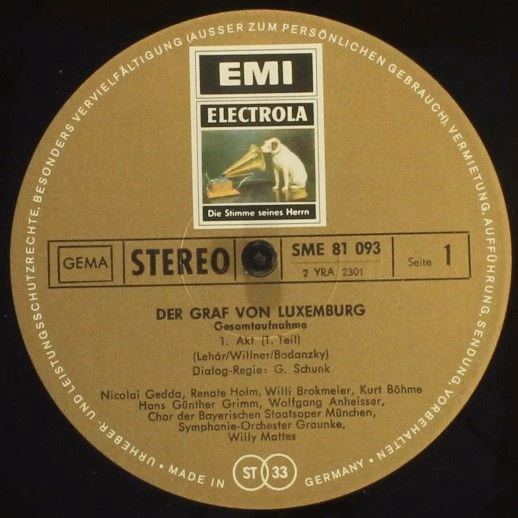 EMI Electrola SME 81093/94 - Franz Lehár - Der Graf Von Luxembou - Image 5