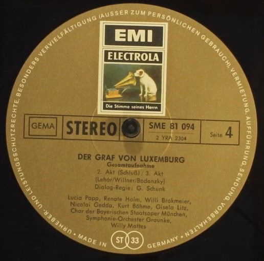 EMI Electrola SME 81093/94 - Franz Lehár - Der Graf Von Luxembou - Image 8