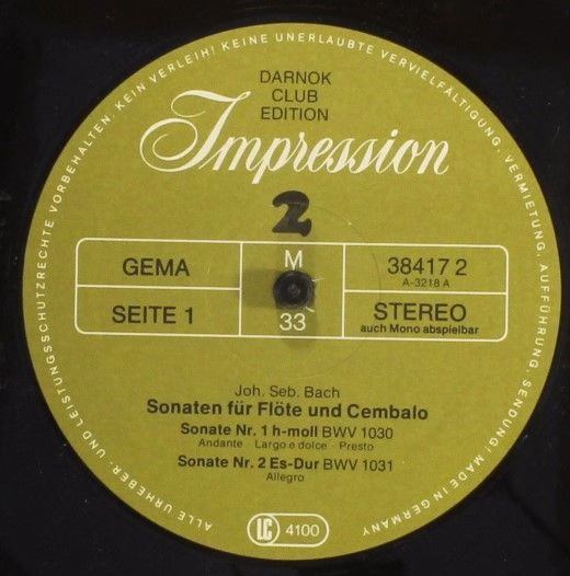 Impression 38 415 6 - Johann Sebastian Bach - 12 Sonaten Für Kon - Image 5
