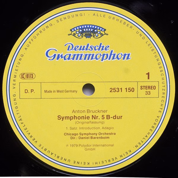 Deutsche Grammophon 2707 113 - Anton Bruckner, Chicago Symphony - Image 3