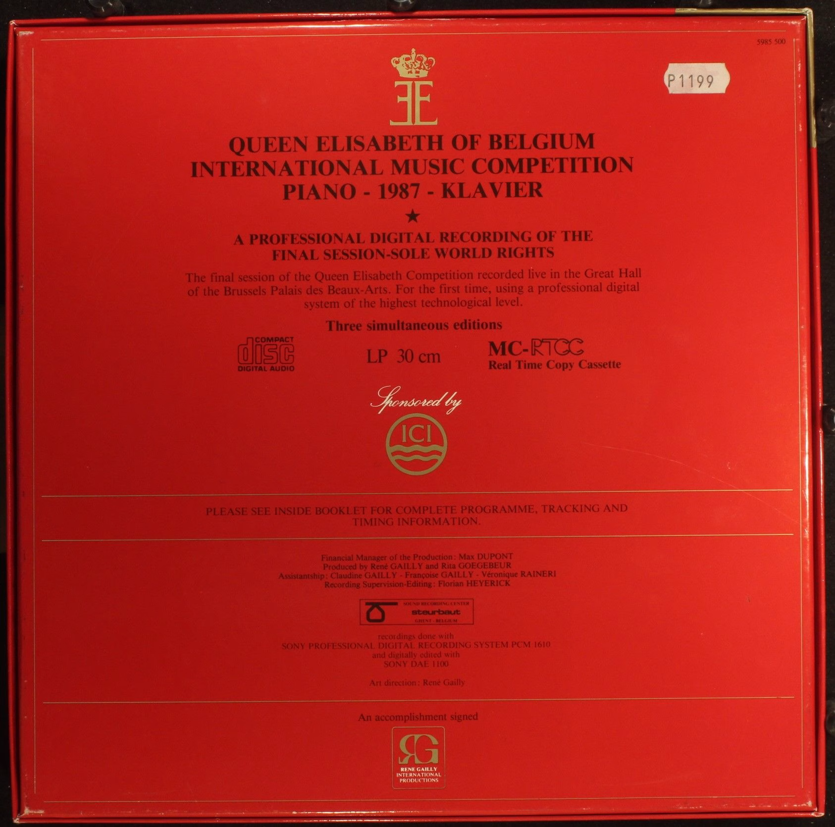 Queen Elisabeth Competition 2980 010 - Various - The Queen Elisa - Image 2